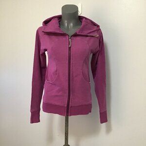 Lululemon On The Daily Hoodie Heathered Marled Ultra Violet Size 2